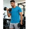image:imageMAGCOMSEN Mens Short Sleeve UPF 50 TShirt Quick Dry Workout Athletic Running Swim Tops Tee Rash Guard Performance ShirtsBlue Green