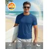 image:imageMAGCOMSEN Mens Short Sleeve UPF 50 TShirt Quick Dry Workout Athletic Running Swim Tops Tee Rash Guard Performance ShirtsBlue Grey