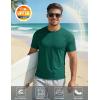 image:imageMAGCOMSEN Mens Short Sleeve UPF 50 TShirt Quick Dry Workout Athletic Running Swim Tops Tee Rash Guard Performance ShirtsEmerald Green