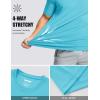 image:imageMAGCOMSEN Mens Short Sleeve UPF 50 TShirt Quick Dry Workout Athletic Running Swim Tops Tee Rash Guard Performance ShirtsIce Blue