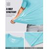 image:imageMAGCOMSEN Mens Short Sleeve UPF 50 TShirt Quick Dry Workout Athletic Running Swim Tops Tee Rash Guard Performance ShirtsLake Blue