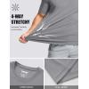 image:imageMAGCOMSEN Mens Short Sleeve UPF 50 TShirt Quick Dry Workout Athletic Running Swim Tops Tee Rash Guard Performance ShirtsLight Grey