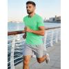 image:imageMAGCOMSEN Mens Short Sleeve UPF 50 TShirt Quick Dry Workout Athletic Running Swim Tops Tee Rash Guard Performance ShirtsMint Green