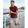 image:imageMAGCOMSEN Mens Short Sleeve UPF 50 TShirt Quick Dry Workout Athletic Running Swim Tops Tee Rash Guard Performance ShirtsWine