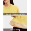 image:imageMAGCOMSEN Sweatshirt for Women Fleece Lined Crewneck Loose Fit Winter Warm Trendy Sweaters Long Sleeve TopsYellow