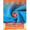 image:imageMAGCOMSEN Womens Fleece Lined Sweatshirt Crewneck Cotton Pullover Fall Winter Casual Long Sleeve Warm Soft TopsBright Blue