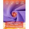 image:imageMAGCOMSEN Womens Fleece Lined Sweatshirt Crewneck Cotton Pullover Fall Winter Casual Long Sleeve Warm Soft TopsLight Purple