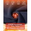 image:imageMAGCOMSEN Womens Fleece Lined Sweatshirt Crewneck Cotton Pullover Fall Winter Casual Long Sleeve Warm Soft TopsNavy