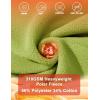 image:imageMAGCOMSEN Womens Fleece Lined Sweatshirt Crewneck Cotton Pullover Fall Winter Casual Long Sleeve Warm Soft TopsOlive Green