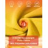 image:imageMAGCOMSEN Womens Fleece Lined Sweatshirt Crewneck Cotton Pullover Fall Winter Casual Long Sleeve Warm Soft TopsYellow