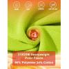 image:imageMAGCOMSEN Womens Fleece Lined Sweatshirt Crewneck Cotton Pullover Fall Winter Casual Long Sleeve Warm Soft TopsYellow Green