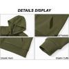 image:imageMAGCOMSEN Womens Fleece Lined Zip Up Hoodies Casual Hooded Jacket Workout Full Zip Sweatshirts Pocket CoatsArmy Green
