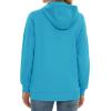 image:imageMAGCOMSEN Womens Fleece Lined Zip Up Hoodies Casual Hooded Jacket Workout Full Zip Sweatshirts Pocket CoatsBright Blue
