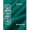 image:imageMAGCOMSEN Womens Fleece Lined Zip Up Hoodies Casual Hooded Jacket Workout Full Zip Sweatshirts Pocket CoatsEmerald Green