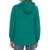 image:imageMAGCOMSEN Womens Fleece Lined Zip Up Hoodies Casual Hooded Jacket Workout Full Zip Sweatshirts Pocket CoatsEmerald Green