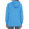 image:imageMAGCOMSEN Womens Fleece Lined Zip Up Hoodies Casual Hooded Jacket Workout Full Zip Sweatshirts Pocket CoatsIce Blue