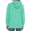 image:imageMAGCOMSEN Womens Fleece Lined Zip Up Hoodies Casual Hooded Jacket Workout Full Zip Sweatshirts Pocket CoatsMint Green