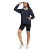 image:imageMAGCOMSEN Womens Fleece Lined Zip Up Hoodies Casual Hooded Jacket Workout Full Zip Sweatshirts Pocket CoatsNavy