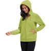 image:imageMAGCOMSEN Womens Fleece Lined Zip Up Hoodies Casual Hooded Jacket Workout Full Zip Sweatshirts Pocket CoatsOlive Green