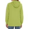 image:imageMAGCOMSEN Womens Fleece Lined Zip Up Hoodies Casual Hooded Jacket Workout Full Zip Sweatshirts Pocket CoatsOlive Green