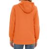 image:imageMAGCOMSEN Womens Fleece Lined Zip Up Hoodies Casual Hooded Jacket Workout Full Zip Sweatshirts Pocket CoatsOrange