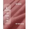 image:imageMAGCOMSEN Womens Fleece Lined Zip Up Hoodies Casual Hooded Jacket Workout Full Zip Sweatshirts Pocket CoatsPink