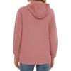 image:imageMAGCOMSEN Womens Fleece Lined Zip Up Hoodies Casual Hooded Jacket Workout Full Zip Sweatshirts Pocket CoatsPink