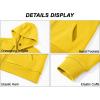 image:imageMAGCOMSEN Womens Fleece Lined Zip Up Hoodies Casual Hooded Jacket Workout Full Zip Sweatshirts Pocket CoatsYellow