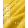 image:imageMAGCOMSEN Womens Fleece Lined Zip Up Hoodies Casual Hooded Jacket Workout Full Zip Sweatshirts Pocket CoatsYellow