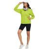 image:imageMAGCOMSEN Womens Fleece Lined Zip Up Hoodies Casual Hooded Jacket Workout Full Zip Sweatshirts Pocket CoatsYellow Green