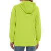 image:imageMAGCOMSEN Womens Fleece Lined Zip Up Hoodies Casual Hooded Jacket Workout Full Zip Sweatshirts Pocket CoatsYellow Green