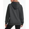 image:imageMAGCOMSEN Womens Hoodies Fleece Sherpa Lined Pullover Winter Warm Trendy Hooded Sweatshirt with PocketGray