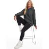 image:imageMAGCOMSEN Womens Hoodies Fleece Sherpa Lined Pullover Winter Warm Trendy Hooded Sweatshirt with PocketGray