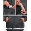 image:imageMAGCOMSEN Womens Hoodies Fleece Sherpa Lined Pullover Winter Warm Trendy Hooded Sweatshirt with PocketGray