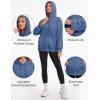 image:imageMAGCOMSEN Womens Hoodies Fleece Sherpa Lined Pullover Winter Warm Trendy Hooded Sweatshirt with PocketGrey Blue