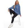 image:imageMAGCOMSEN Womens Hoodies Fleece Sherpa Lined Pullover Winter Warm Trendy Hooded Sweatshirt with PocketGrey Blue
