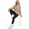 image:imageMAGCOMSEN Womens Hoodies Fleece Sherpa Lined Pullover Winter Warm Trendy Hooded Sweatshirt with PocketKhaki