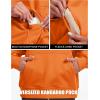 image:imageMAGCOMSEN Womens Hoodies Fleece Sherpa Lined Pullover Winter Warm Trendy Hooded Sweatshirt with PocketOrange