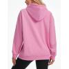 image:imageMAGCOMSEN Womens Hoodies Fleece Sherpa Lined Pullover Winter Warm Trendy Hooded Sweatshirt with PocketPink