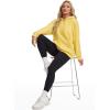 image:imageMAGCOMSEN Womens Hoodies Fleece Sherpa Lined Pullover Winter Warm Trendy Hooded Sweatshirt with PocketYellow