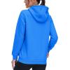 image:imageMAGCOMSEN Womens Hoodies Thick Fleece Lined Hooded Sweatshirt Warm Sherpa Lined Heavyweight Pullover with PocketAzure