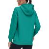 image:imageMAGCOMSEN Womens Hoodies Thick Fleece Lined Hooded Sweatshirt Warm Sherpa Lined Heavyweight Pullover with PocketEmerald Green