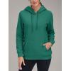 image:imageMAGCOMSEN Womens Hoodies Thick Fleece Lined Hooded Sweatshirt Warm Sherpa Lined Heavyweight Pullover with PocketEmerald Green