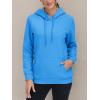 image:imageMAGCOMSEN Womens Hoodies Thick Fleece Lined Hooded Sweatshirt Warm Sherpa Lined Heavyweight Pullover with PocketIce Blue