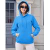 image:imageMAGCOMSEN Womens Hoodies Thick Fleece Lined Hooded Sweatshirt Warm Sherpa Lined Heavyweight Pullover with PocketIce Blue