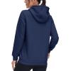 image:imageMAGCOMSEN Womens Hoodies Thick Fleece Lined Hooded Sweatshirt Warm Sherpa Lined Heavyweight Pullover with PocketNavy