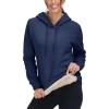 image:imageMAGCOMSEN Womens Hoodies Thick Fleece Lined Hooded Sweatshirt Warm Sherpa Lined Heavyweight Pullover with PocketNavy