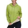 image:imageMAGCOMSEN Womens Hoodies Thick Fleece Lined Hooded Sweatshirt Warm Sherpa Lined Heavyweight Pullover with PocketOlive Green