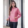 image:imageMAGCOMSEN Womens Hoodies Thick Fleece Lined Hooded Sweatshirt Warm Sherpa Lined Heavyweight Pullover with PocketPink