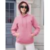image:imageMAGCOMSEN Womens Hoodies Thick Fleece Lined Hooded Sweatshirt Warm Sherpa Lined Heavyweight Pullover with PocketPink